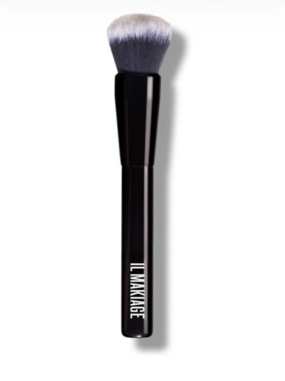 IL MAKIAGE 100 Foundation Blending Brush - Black and Silver Packaging - NWT